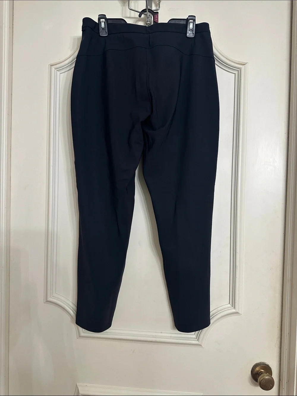 lululemon athletica Black Slim Tapered Work Trousers